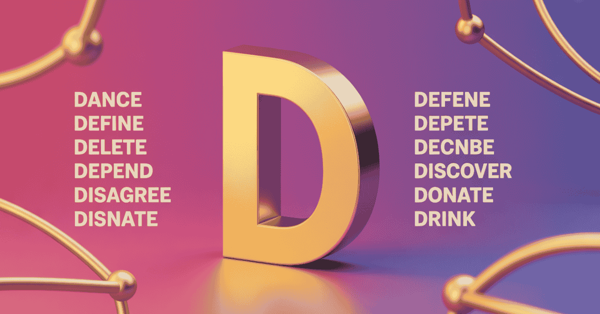Verbs That Start with D