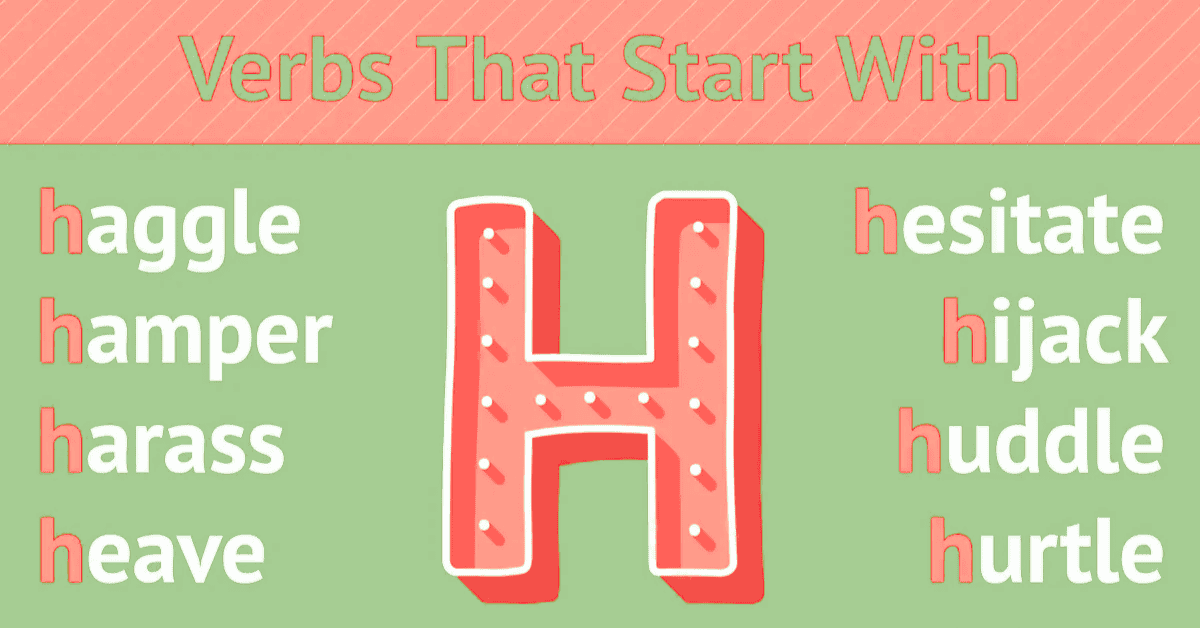 verbs that start with H